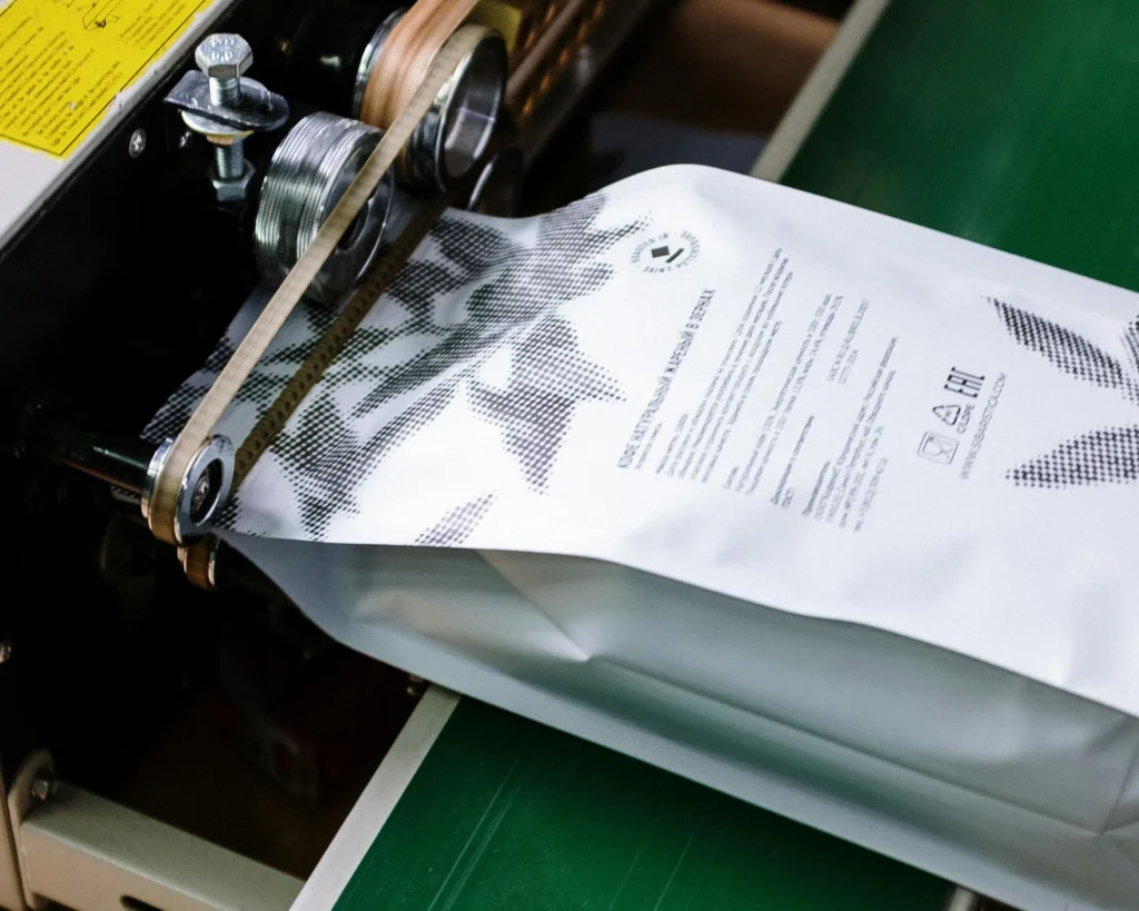 How to seal coffee bags